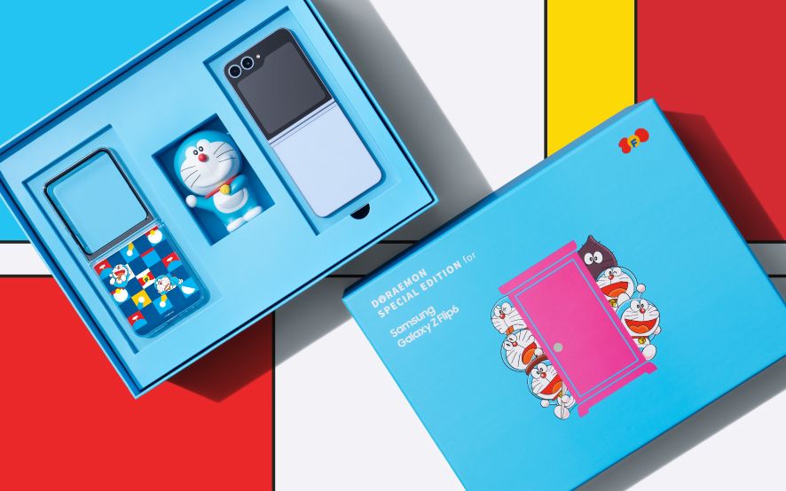 DORAEMON SPECIAL EDITION for Samsung Galaxy Z Flip6 (12GB+512GB) Blue, , large image number 3